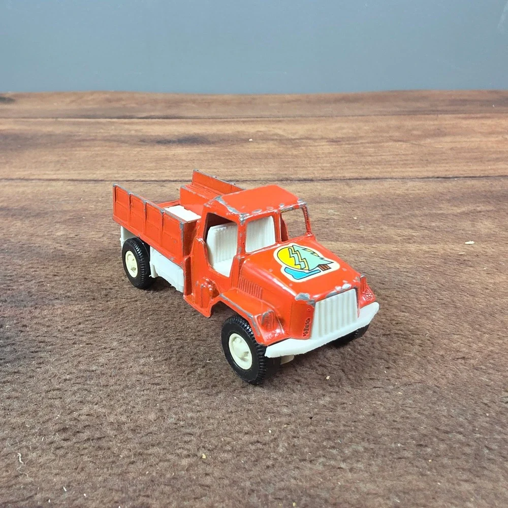 Tootsie Deuce 1/2 Truck Boys One Size Orange Good Vintage Plastic Dump Truck USA
